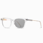 SQUARE METAL COLOR-CHANGING MULTIFOCAL READING GLASSES