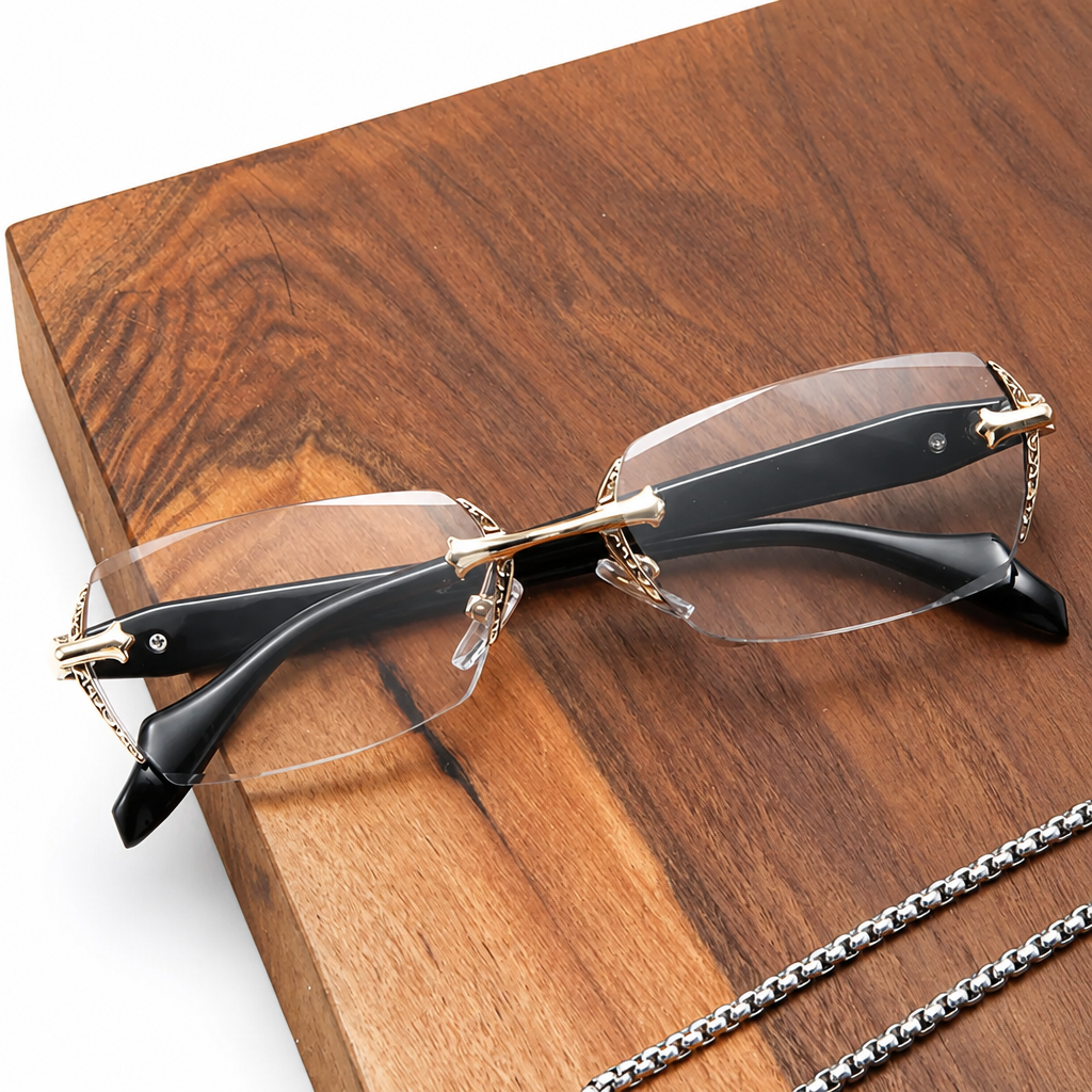 Aurelia™ Rimless Statement Glasses