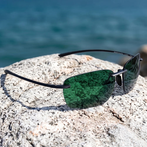 AeroFit RX052 Rimless Polarized Sunglasses | UV400