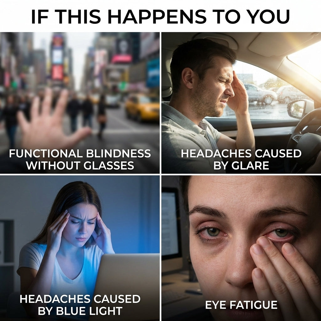 Smart Vision Glasses – Anti-Glare UV Protection