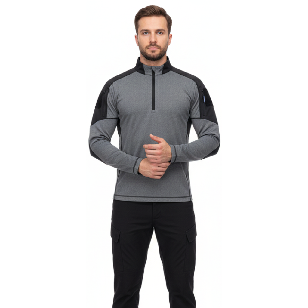 Durable Multi-Panel Tactical Long Sleeve T-Shirt