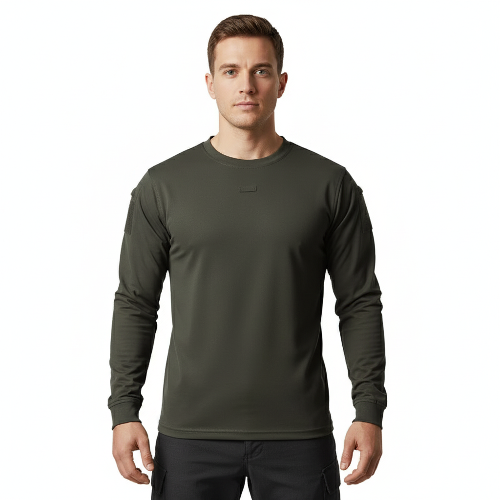 Military Style Outdoor Long Sleeve Shirt for Men