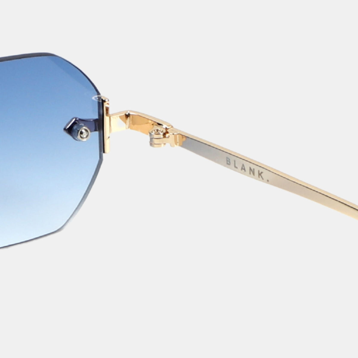 Huncho| Geometric Rimless Sunglasses
