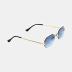 Huncho| Geometric Rimless Sunglasses