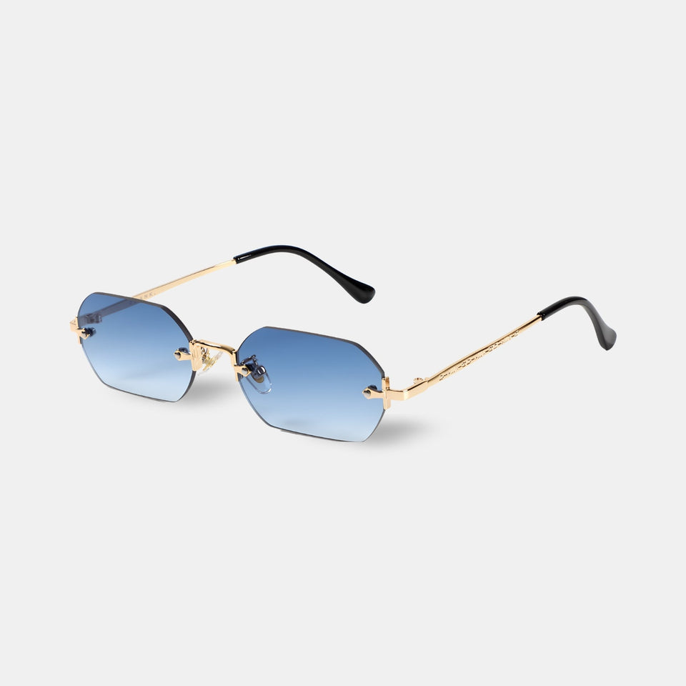 Huncho| Geometric Rimless Sunglasses