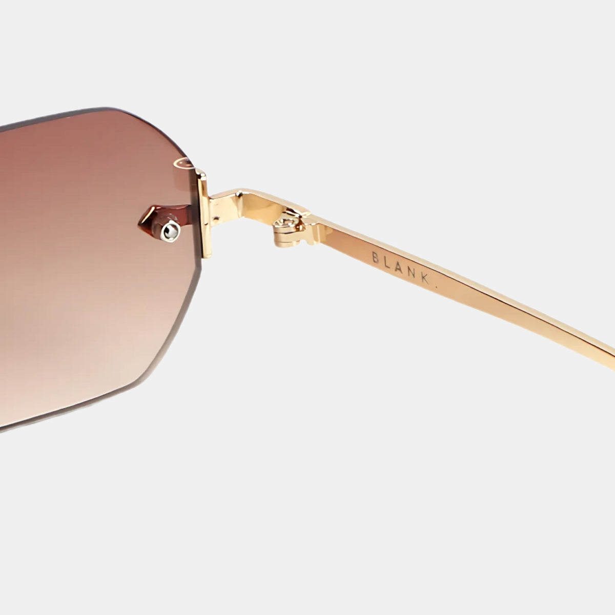 Huncho| Geometric Rimless Sunglasses