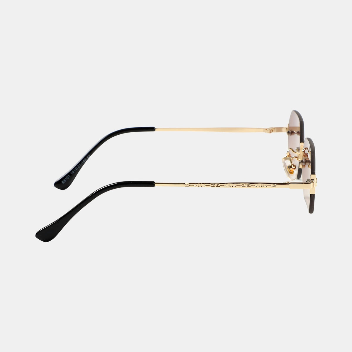 Huncho| Geometric Rimless Sunglasses