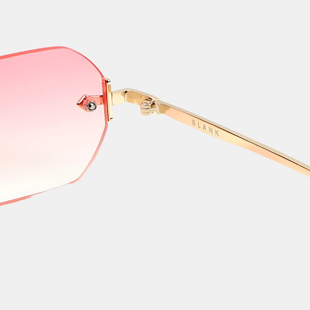 Huncho| Geometric Rimless Sunglasses