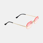 Huncho| Geometric Rimless Sunglasses