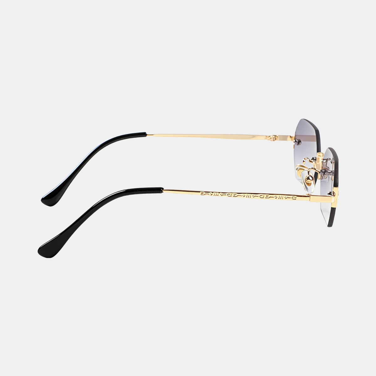 Huncho| Geometric Rimless Sunglasses