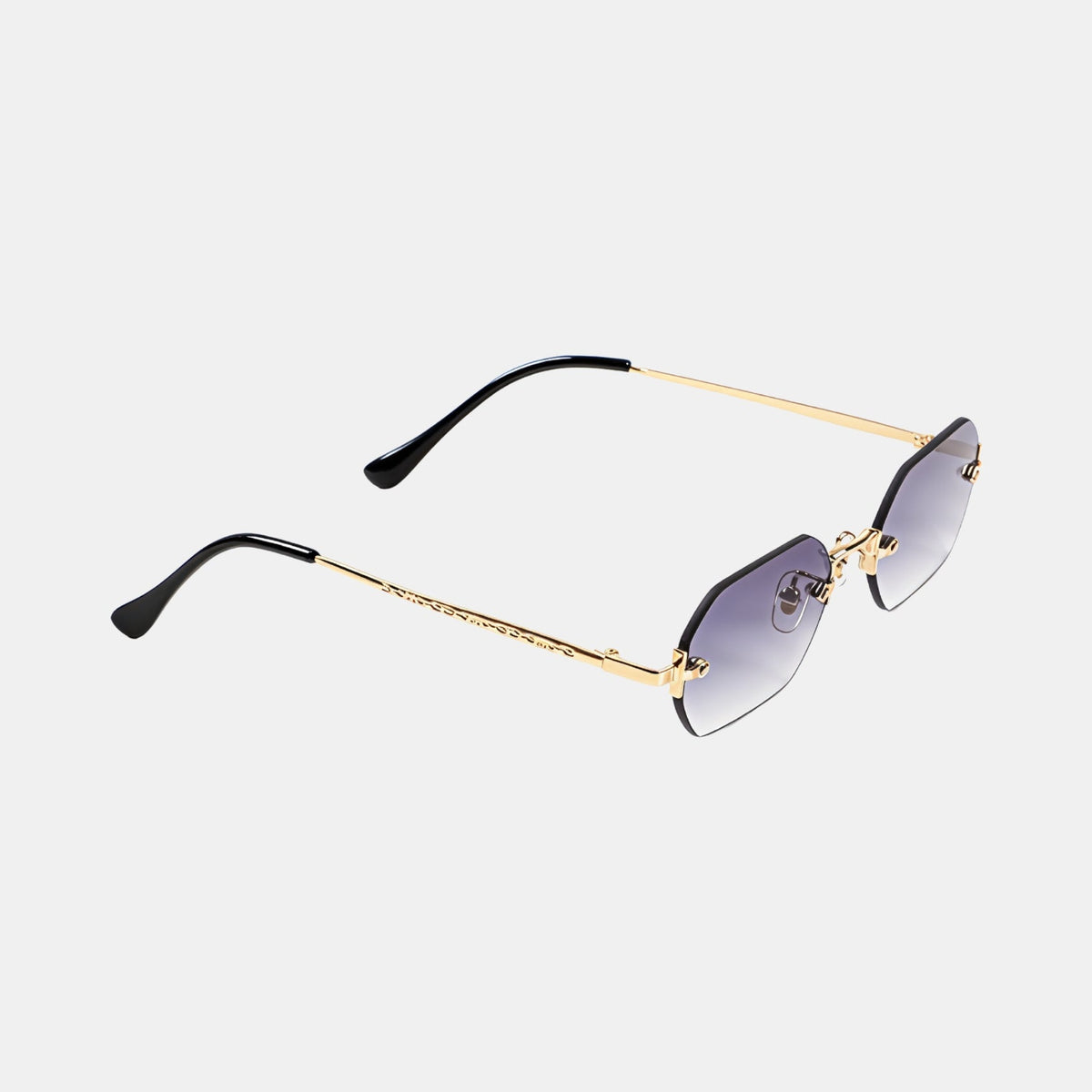 Huncho| Geometric Rimless Sunglasses
