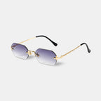 Huncho| Geometric Rimless Sunglasses