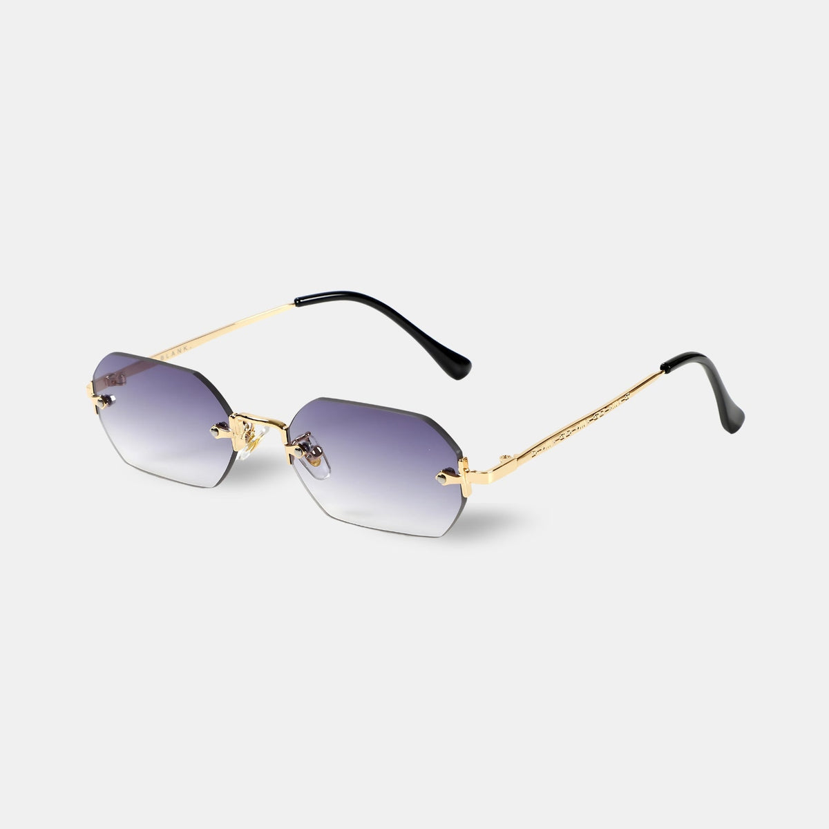 Huncho| Geometric Rimless Sunglasses