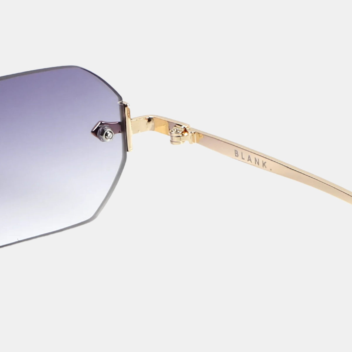 Huncho| Geometric Rimless Sunglasses