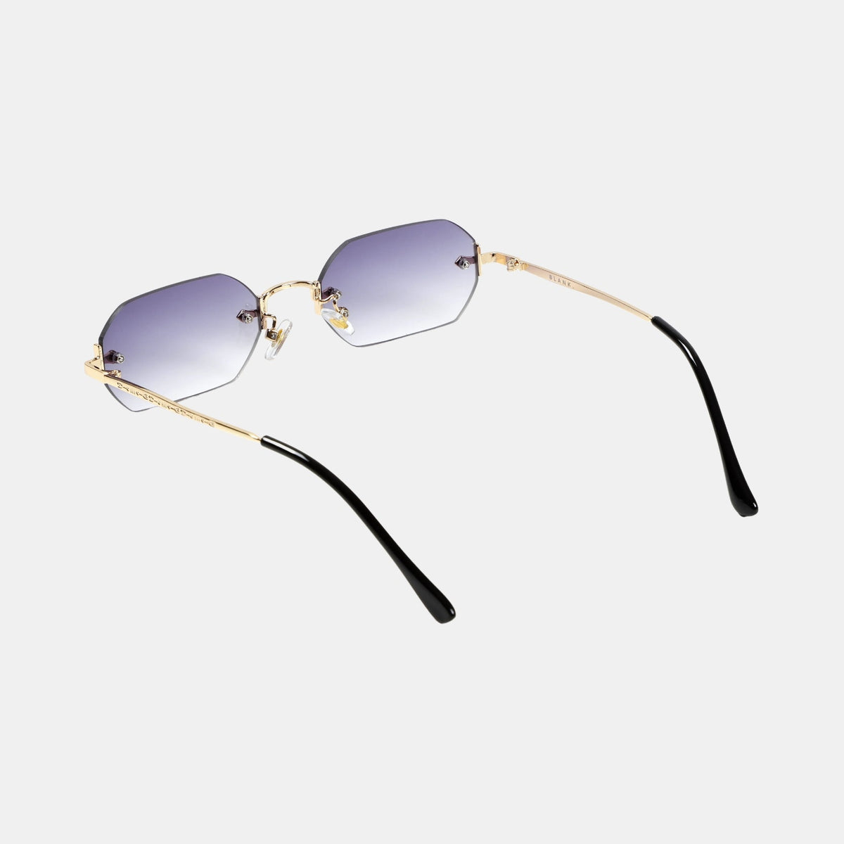Huncho| Geometric Rimless Sunglasses