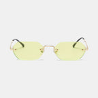 Huncho| Geometric Rimless Sunglasses
