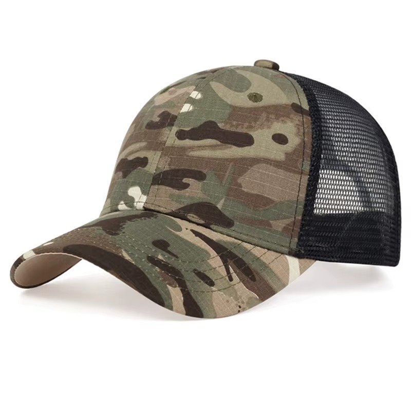 Black Camo Trucker Cap