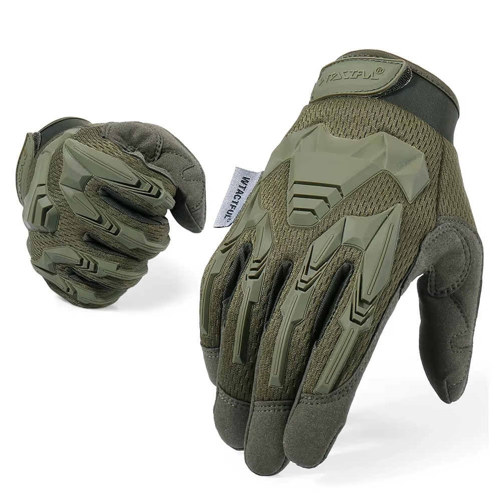 Camo Tactical Hard Knuckle Gloves