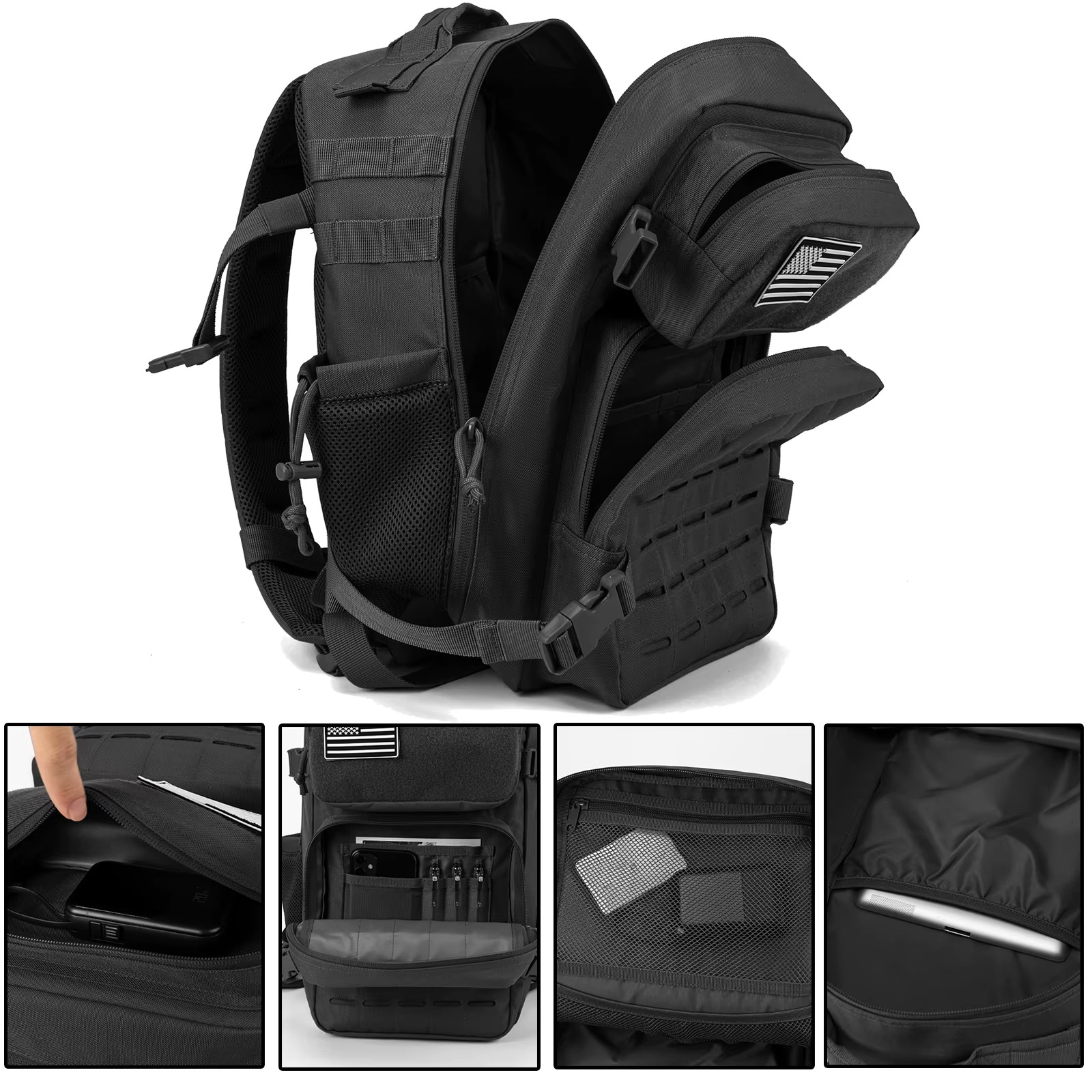 Small Tactical EDC Backpack (24L/28L)
