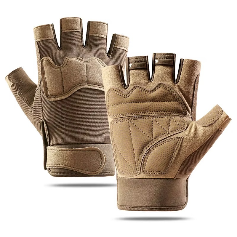 Mens Half Finger Work Gloves