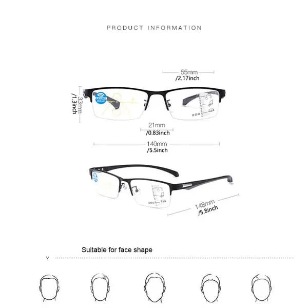 TITANIUM ULTRA-LIGHT GLASSES - ULTRAVISION urb-x-gear