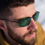AeroFit RX052 Rimless Polarized Sunglasses | UV400